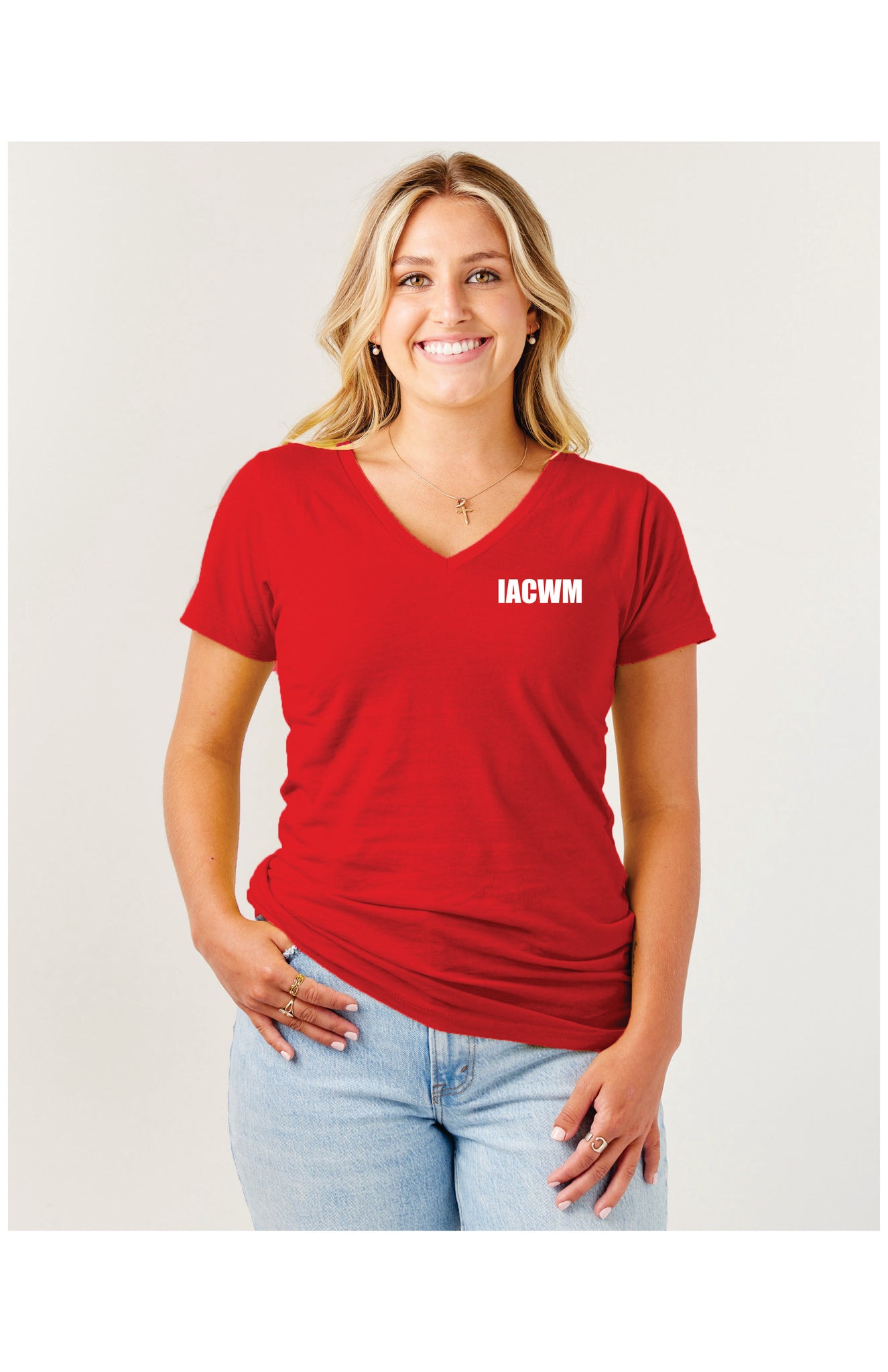 IACWM Women's V-Neck Tee