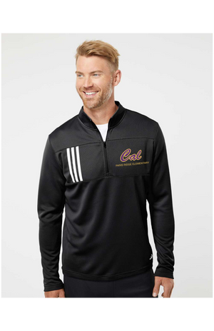 Adidas Men's 3 Stripe 1/4 Zip