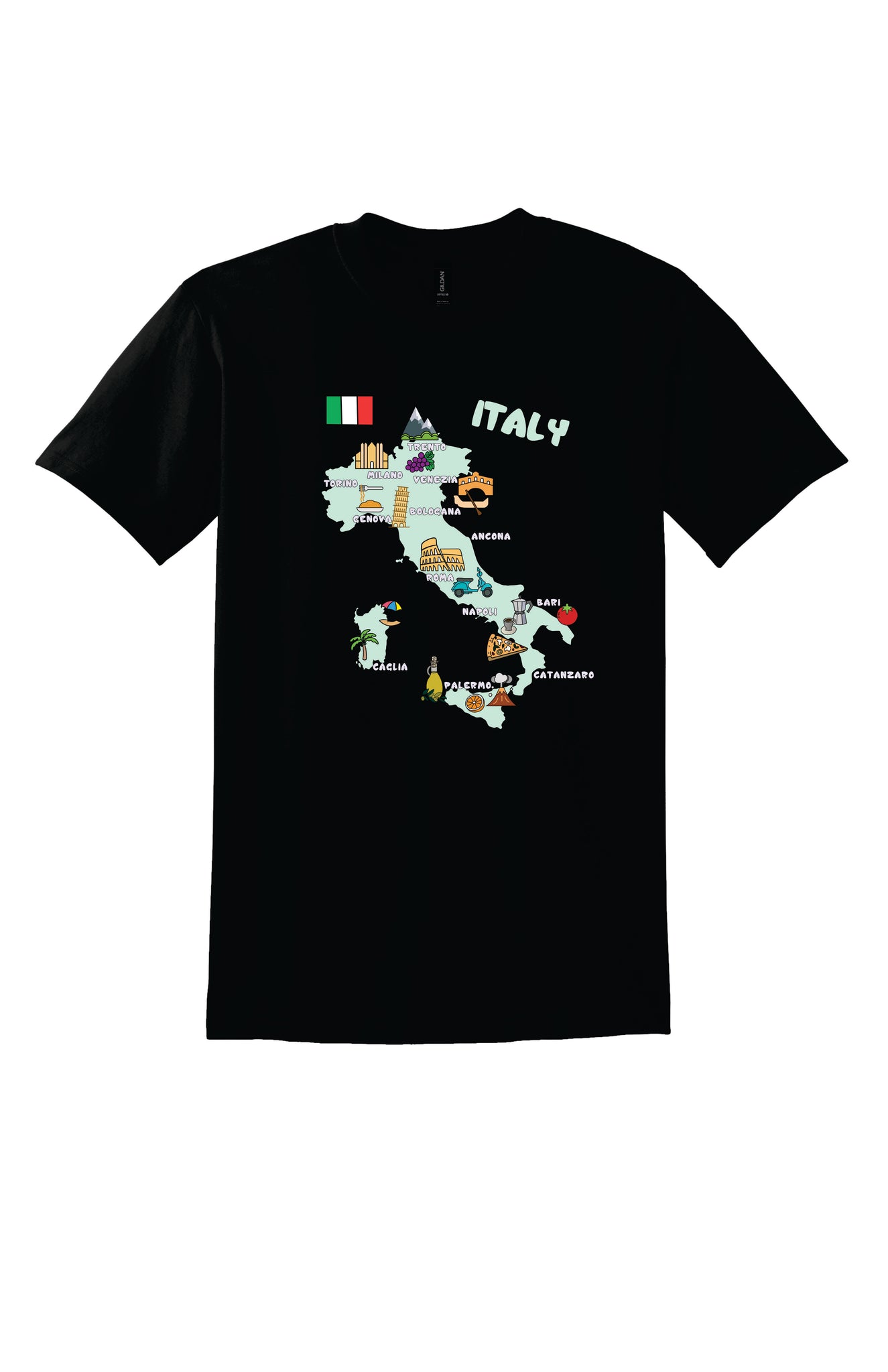 ITALY MAP TEE